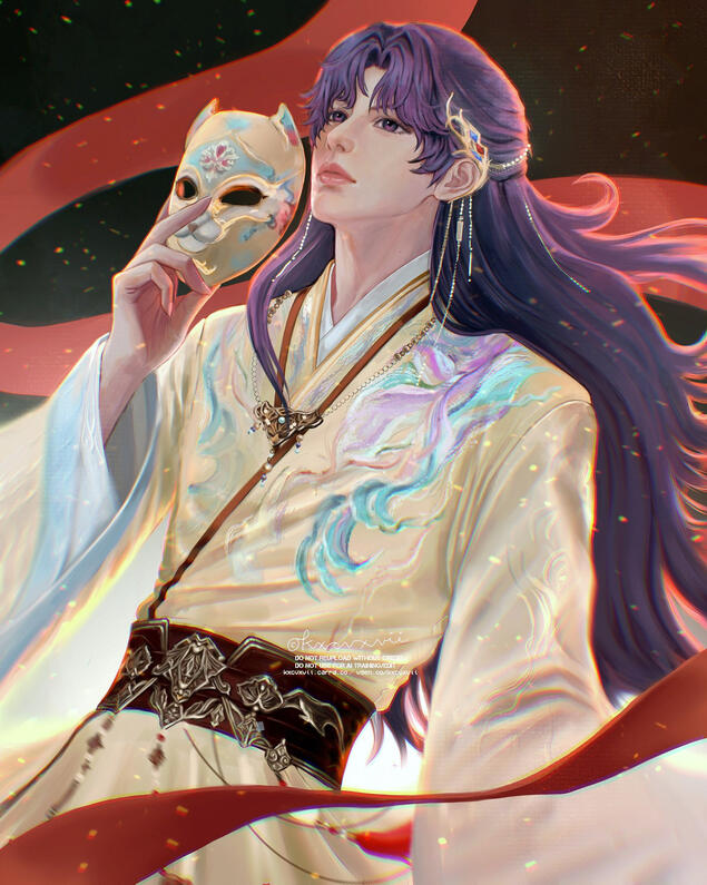 Love and Deepspace Rafayel - procreate Love and Deepspace Rafayel - procreate
