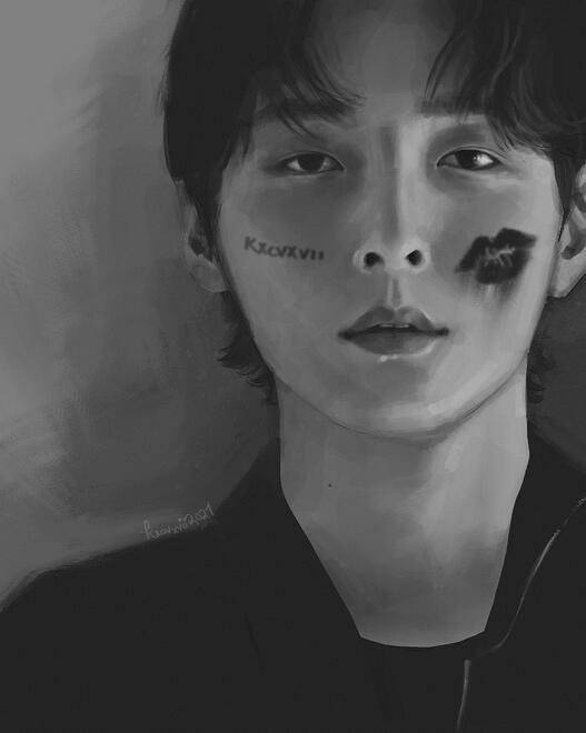 sf9 zuho procreate portrait