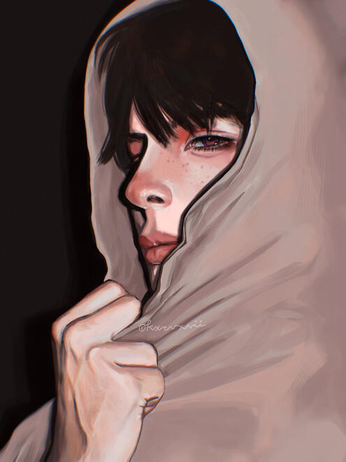 Xiao Gao as Love and Deepspace Caleb - procreate